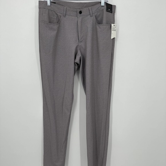 14th & Union Slim Fit Dress Pants Zip Fly Button Closure Gray Size 33x32 NWT - Picture 1 of 8